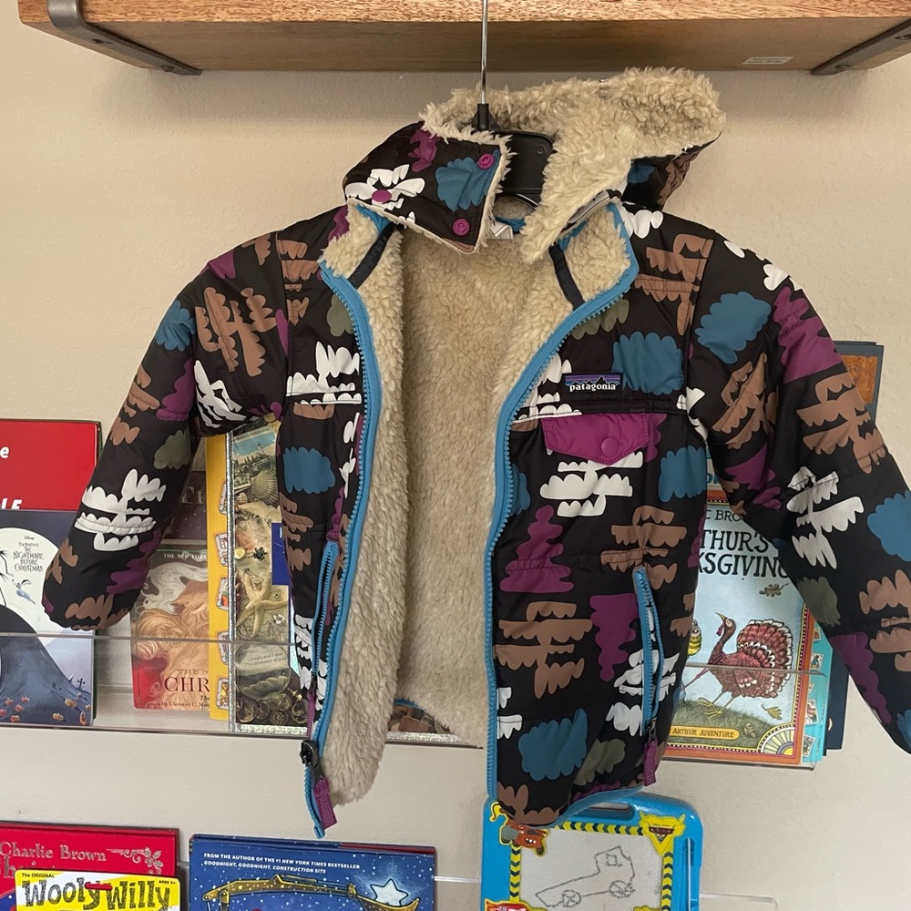 Patagonia reversible patterned cloud Puffer Jacket